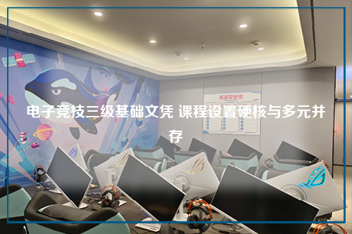 电子竞技三级基础文凭 课程设置硬核与多元并存